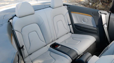 Audi A5 Cabriolet rear seats