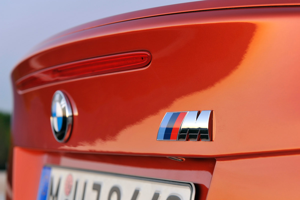 BMW 1 Series M Coupe badge