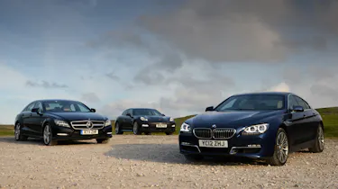 BMW 640d Gran Coupe vs rivals group shot