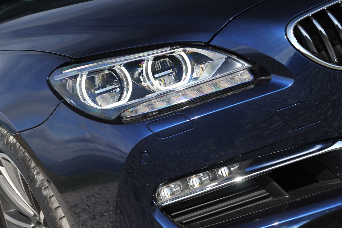 BMW 640d Gran Coupe headlight