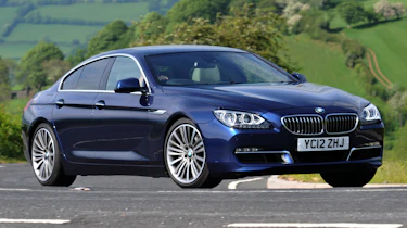 BMW 640d Gran Coupe side tracking