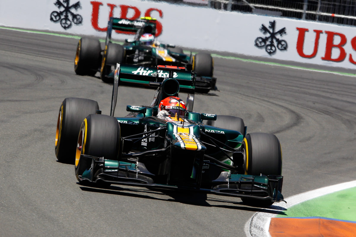 Heikki Kovalainen and Vitaly Petrov