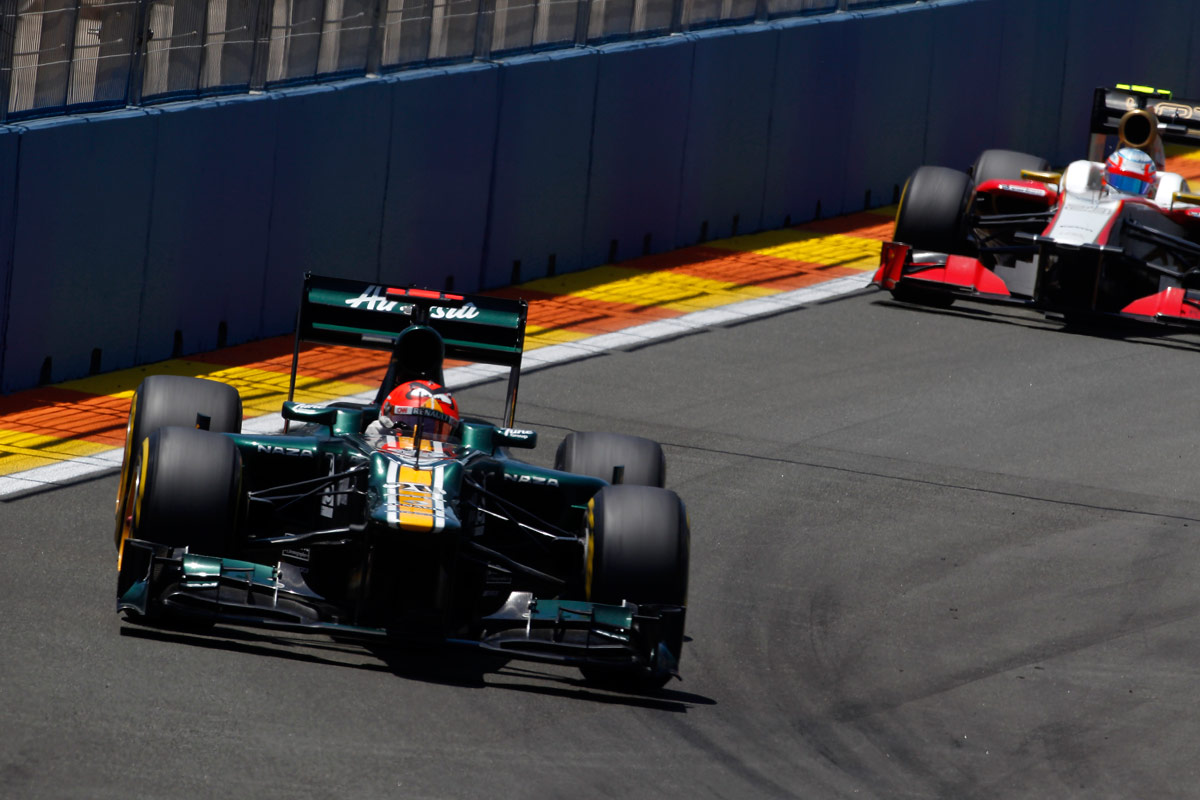 Heikki Kovalainen and Narain Karthikeyan