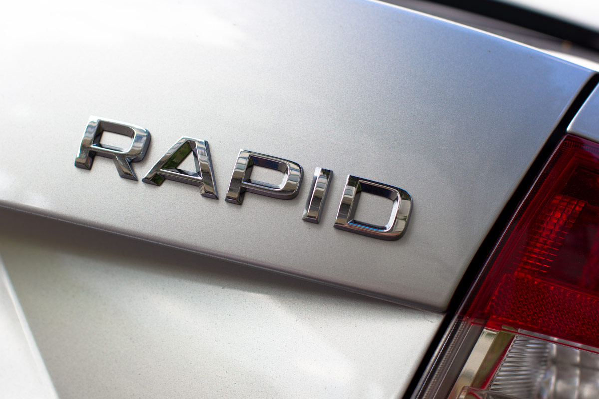 Skoda Rapid badge