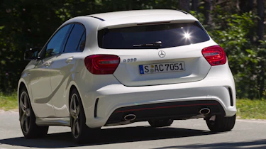 Mercedes A250 Sport rear tracking