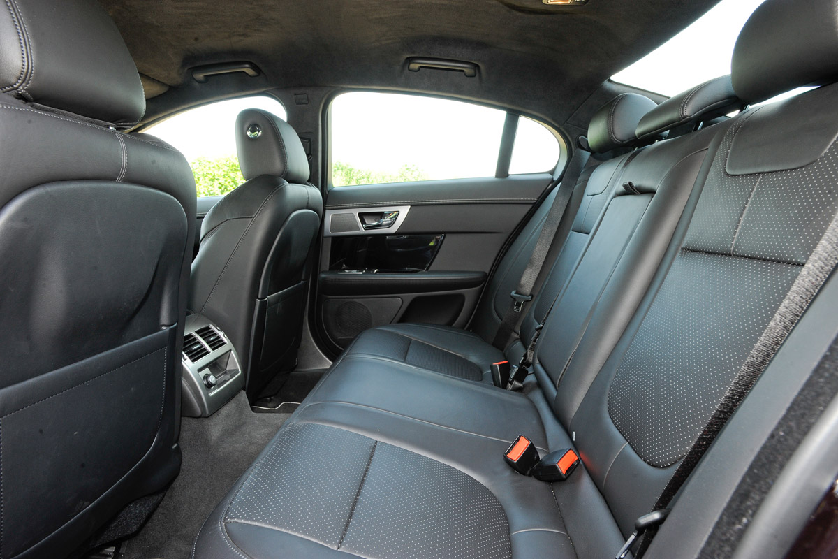 Jaguar XF rear seat