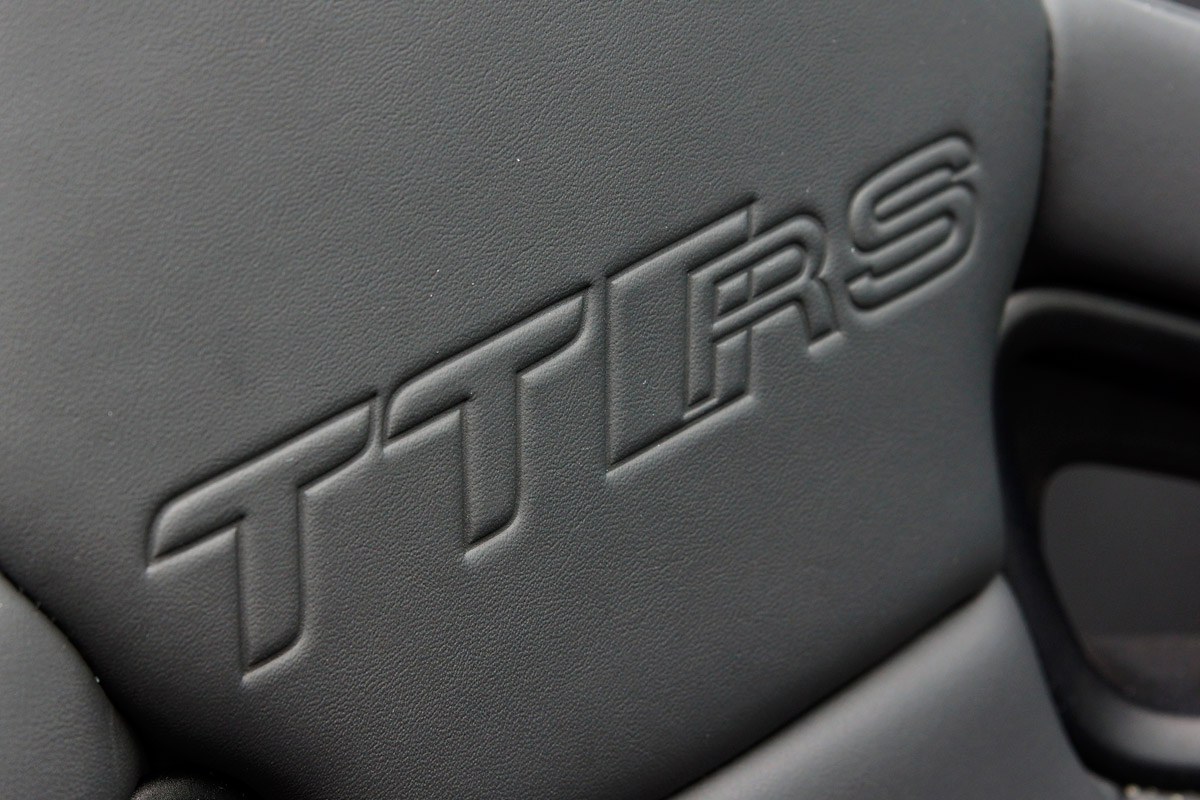 Audi TT RS Roadster seat detail