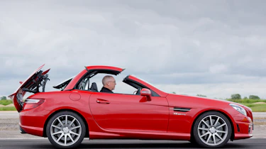 Mercedes SLK 55 AMG roof