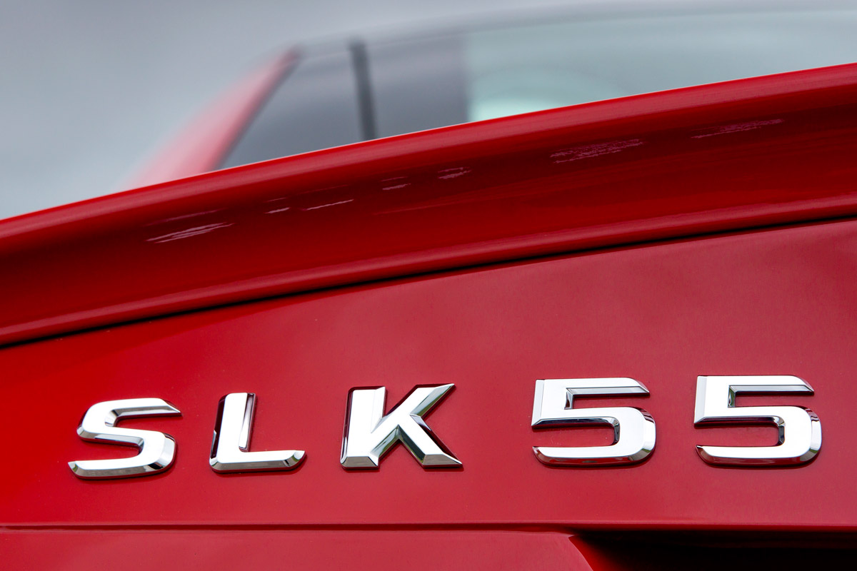 Mercedes SLK 55 AMG badge