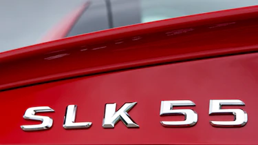 Mercedes SLK 55 AMG badge