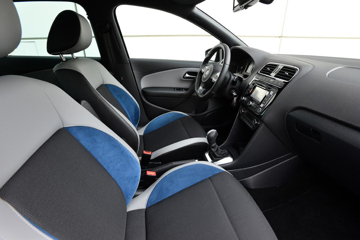 VW Polo Blue GT interior