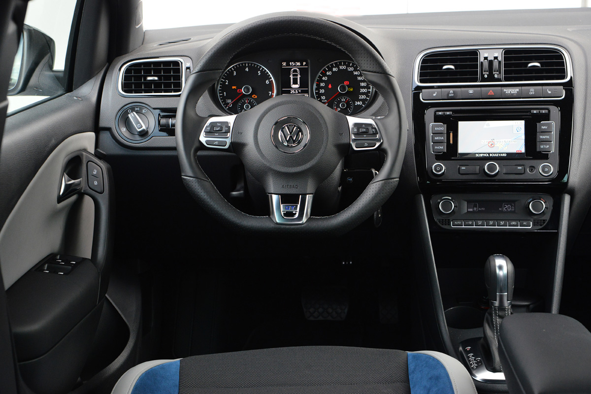 VW Polo Blue GT dash