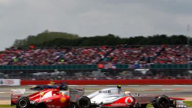 Fernando Alonso and Lewis Hamilton