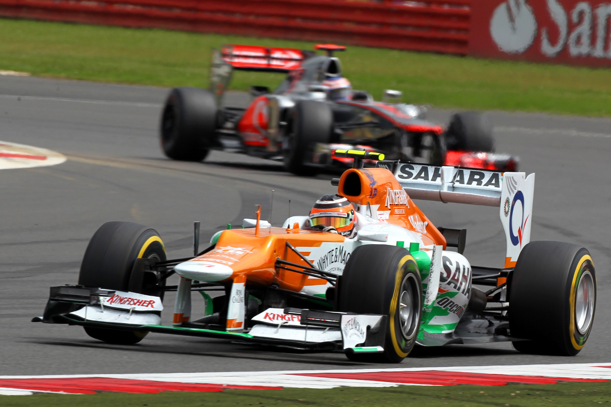 Nico Hulkenberg and Jenson Button