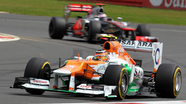 Nico Hulkenberg and Jenson Button