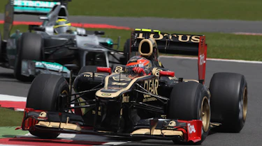 Romain Grosjean and Nico Rosberg