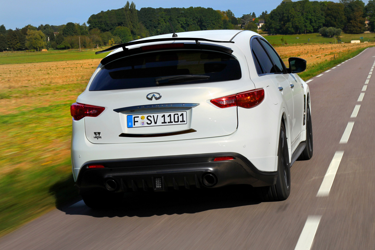 Infiniti FX Vettel rear tracking