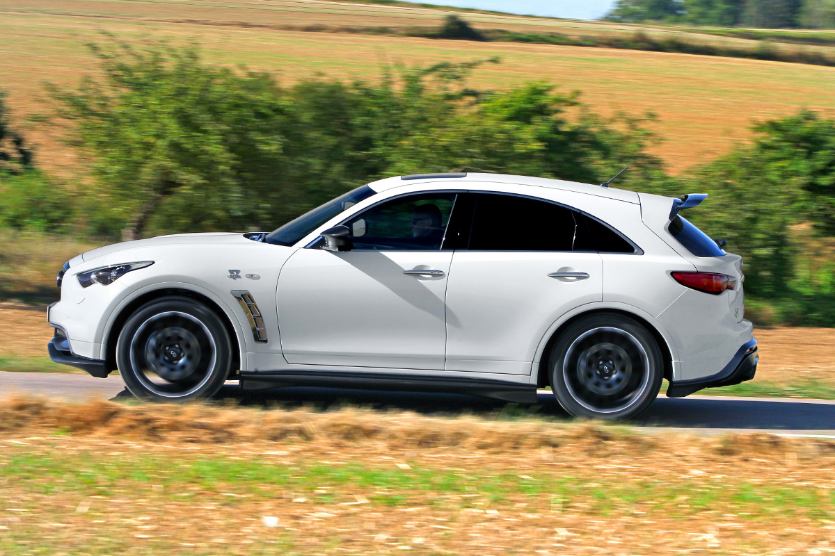 Infiniti FX Vettel panning