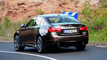 Infiniti Q50 rear cornering