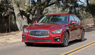 Infiniti Q50 S Hybrid Front action