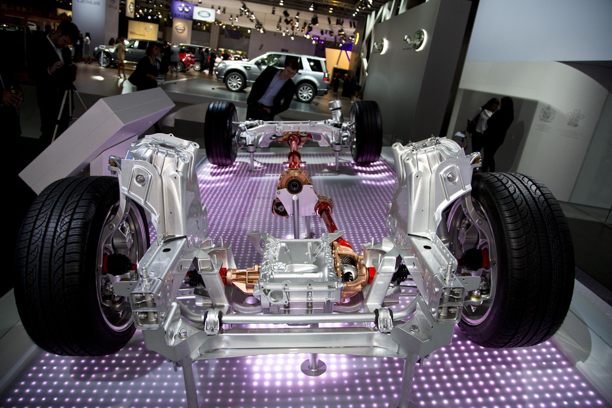 Jaguar all-wheel drive system