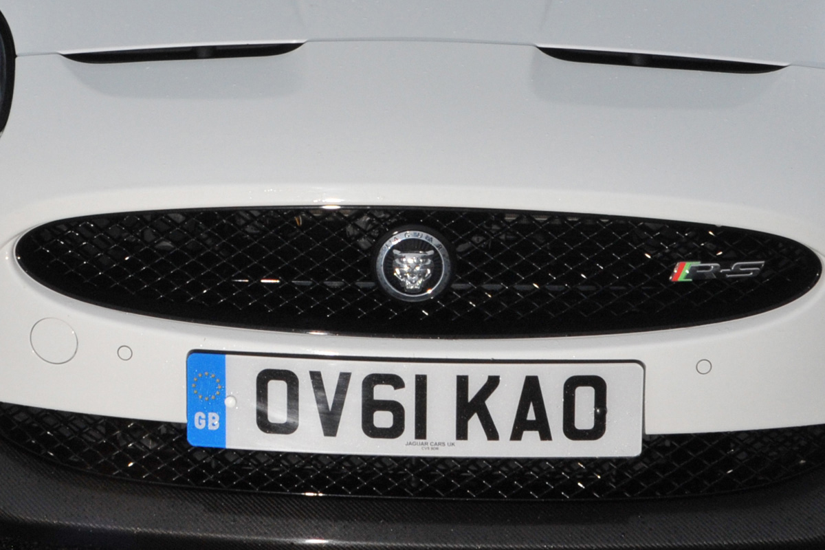 Jaguar XKR S - short and sweet moustache 