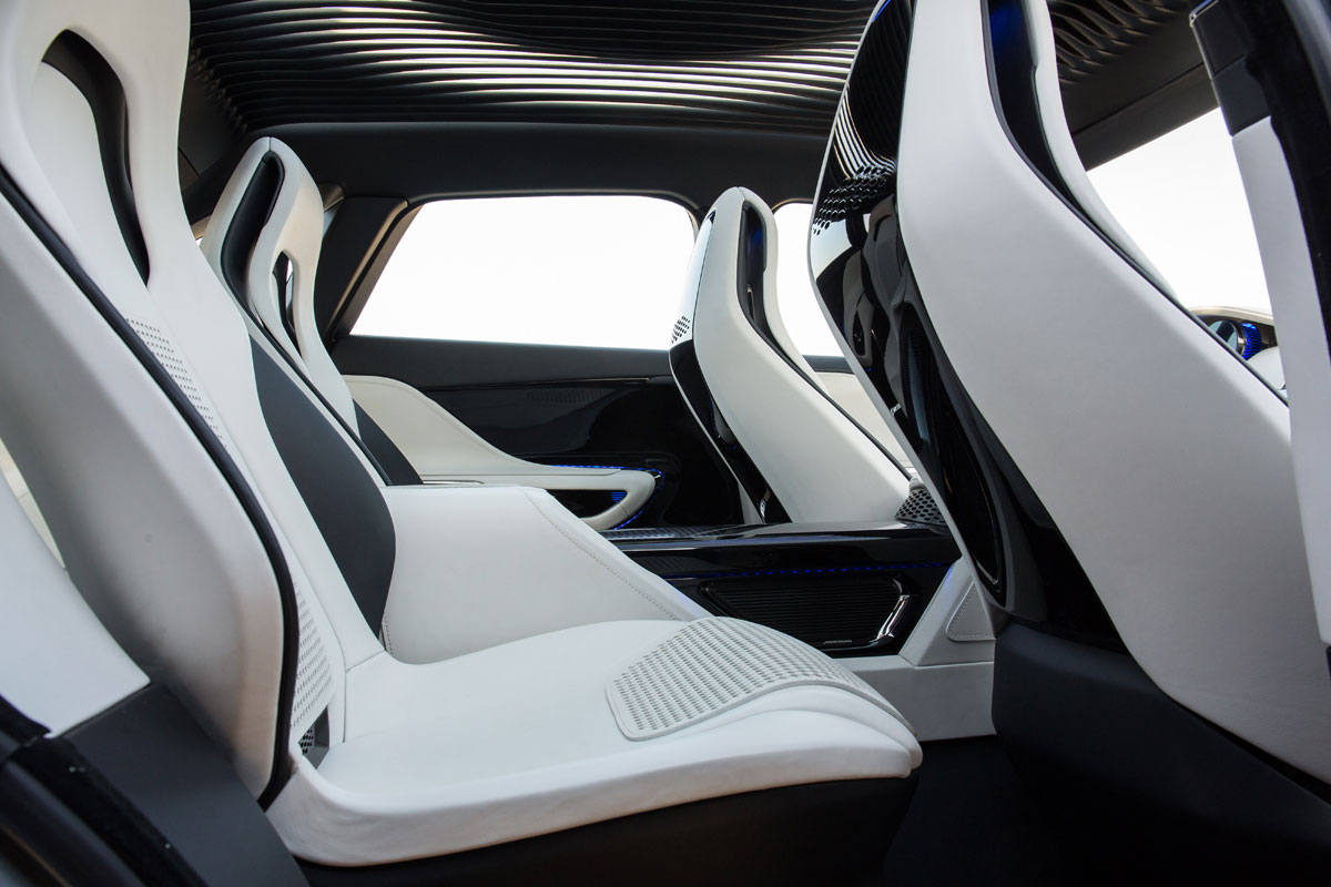Jaguar C-X17 rear seat