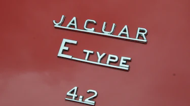Jaguar E-Type badge