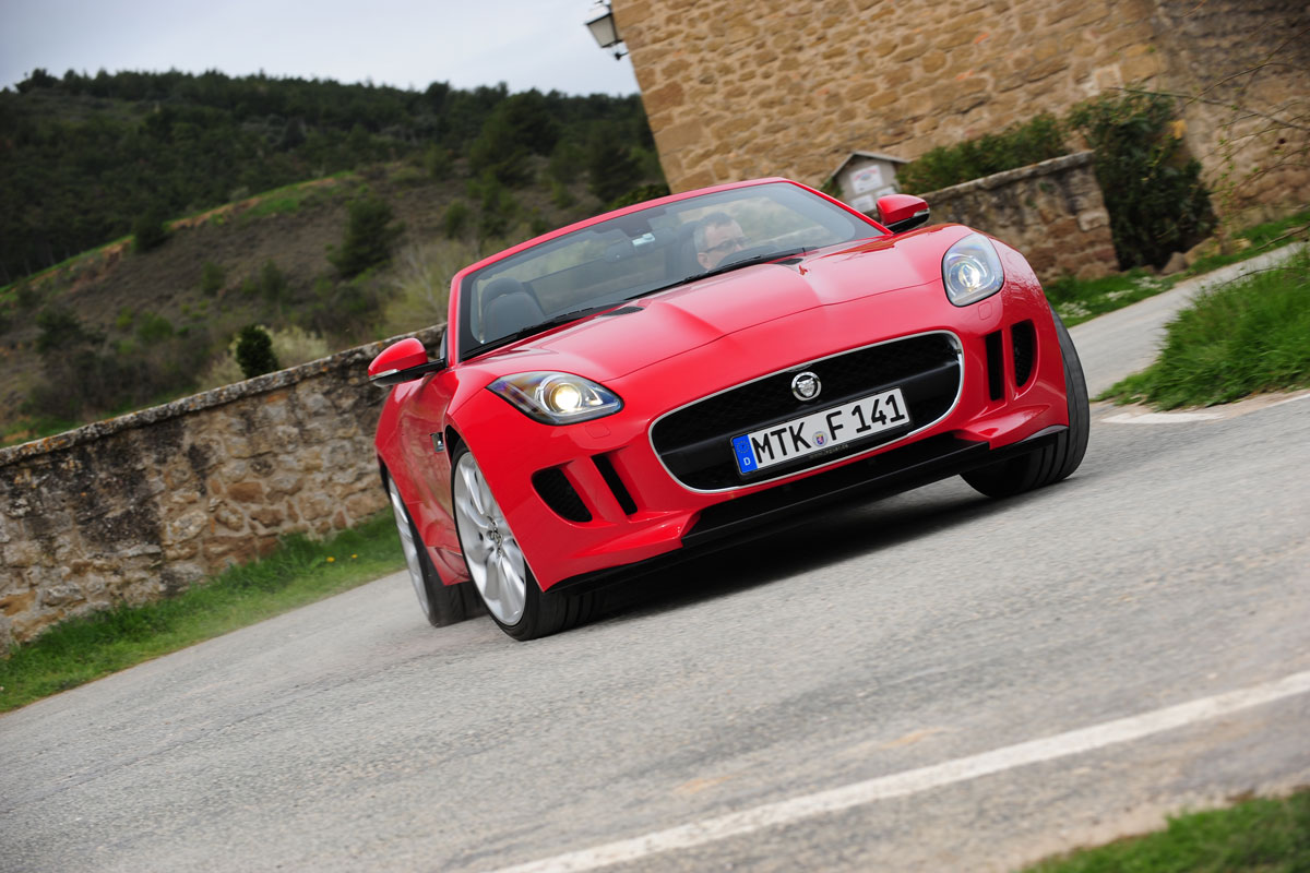 Jaguar F-Type front corner