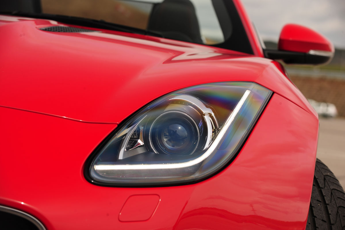 Jaguar F-Type headlight