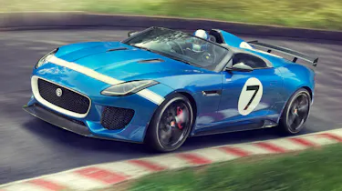 Jaguar F-Type Project 7 front left side