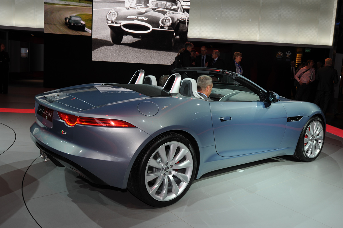 Jaguar F-Type rear three-quarters