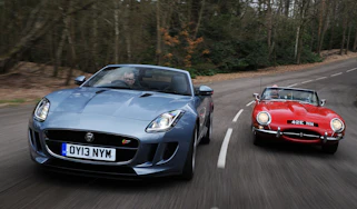 Jaguar F-Type vs E-Type