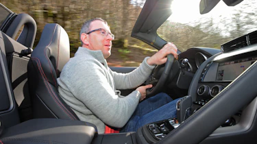 Jaguar F-Type S driving