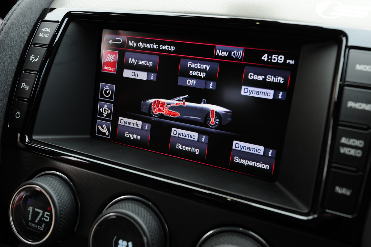 Jaguar F-Type S display