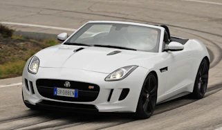 Jaguar F-Type V8S front cornering