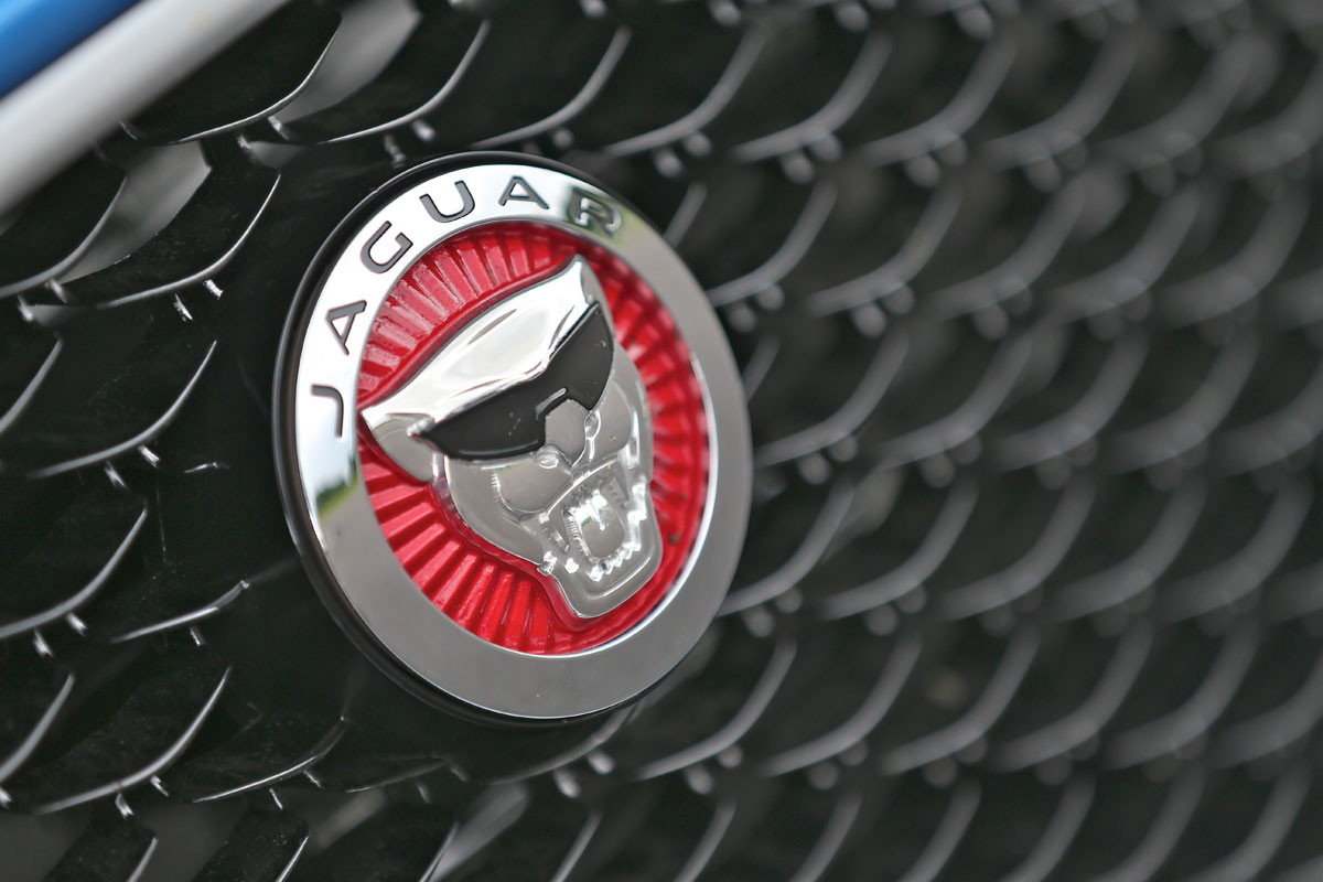 Jaguar Project 7 cool badge with shades