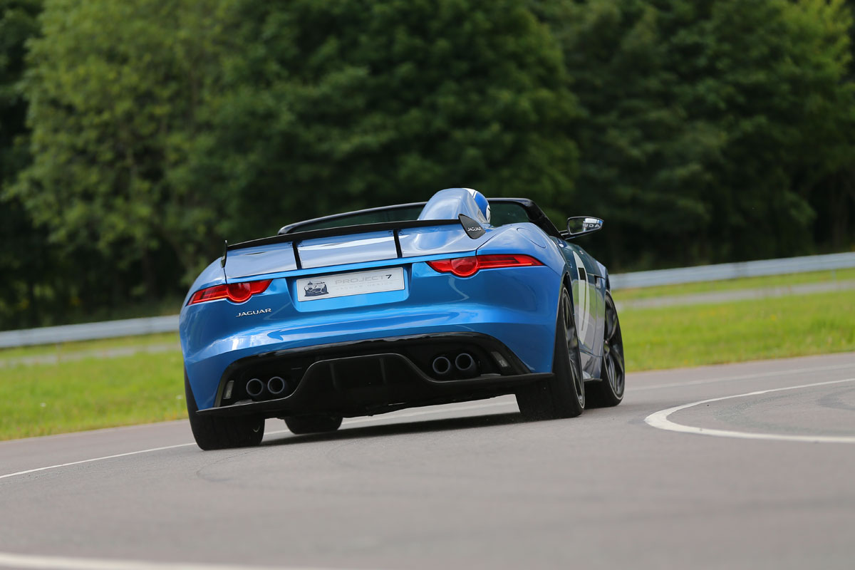 Jaguar Project 7 rear corner