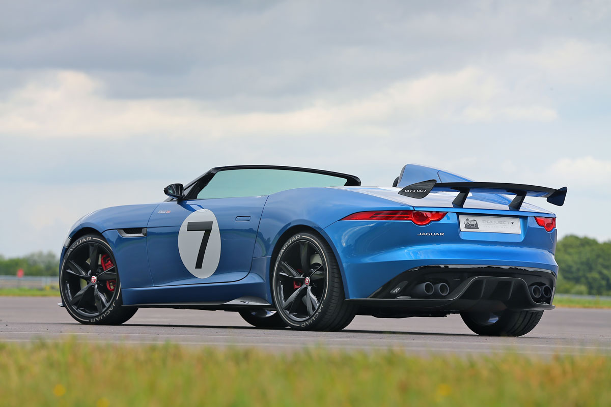 Jaguar Project 7 rear static