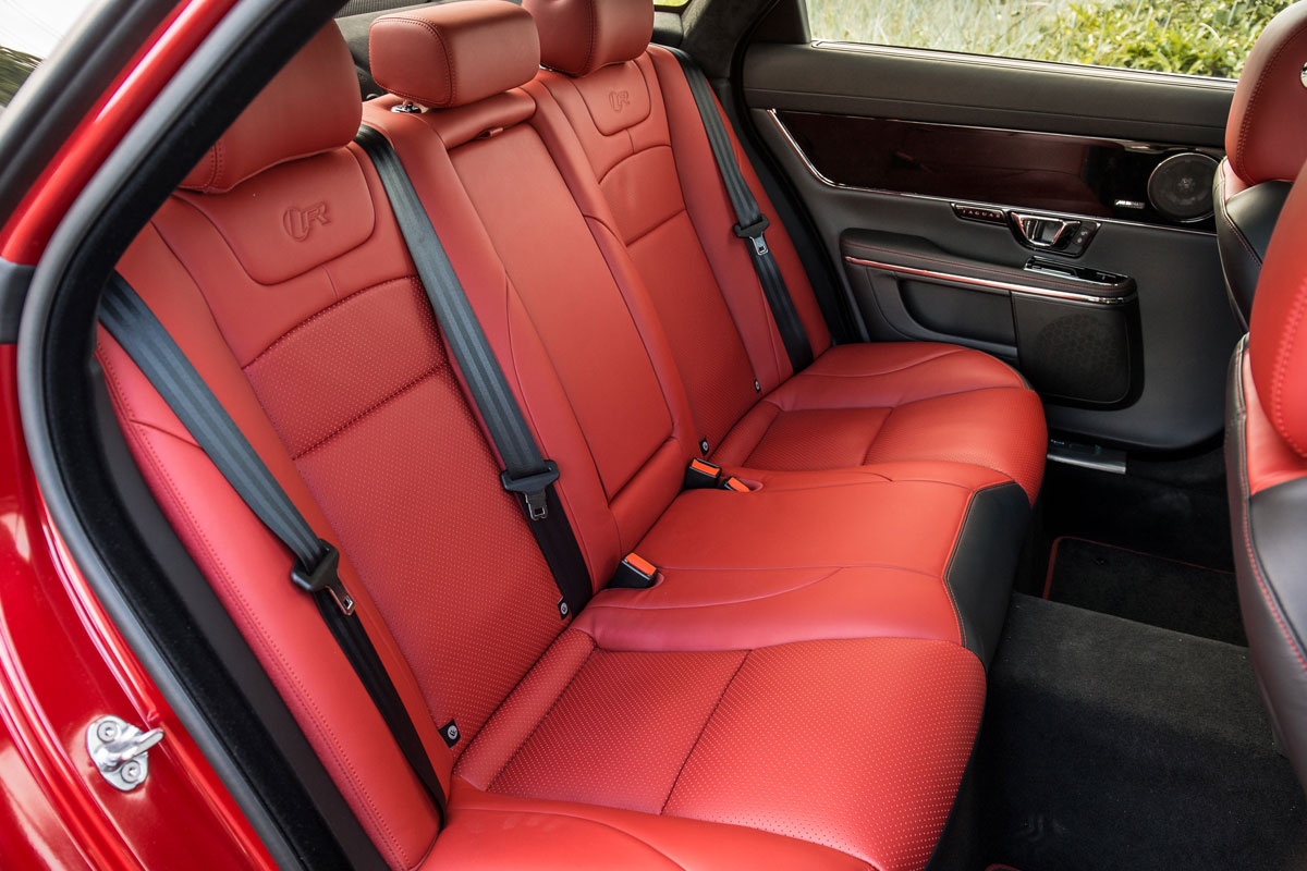Jaguar XJR rear seats