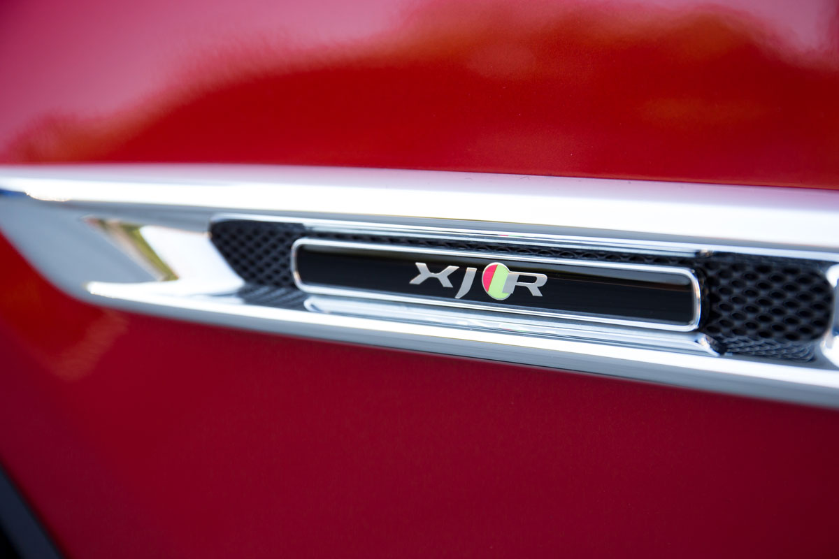 Jaguar XJR badge detail