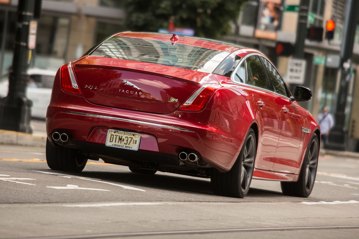 Jaguar XJR rear street