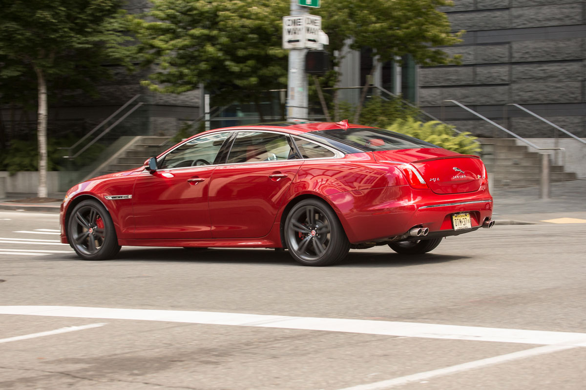Jaguar XJR street rear