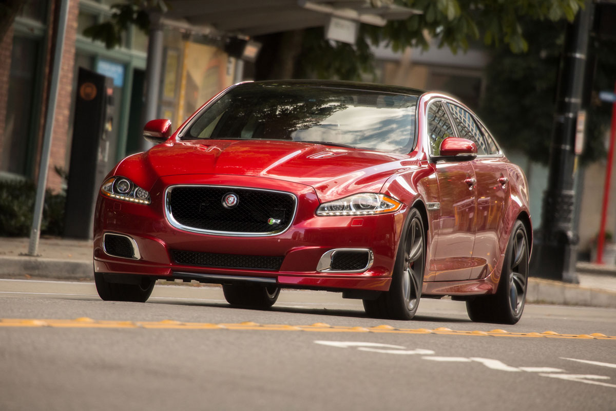 Jaguar XJR front street