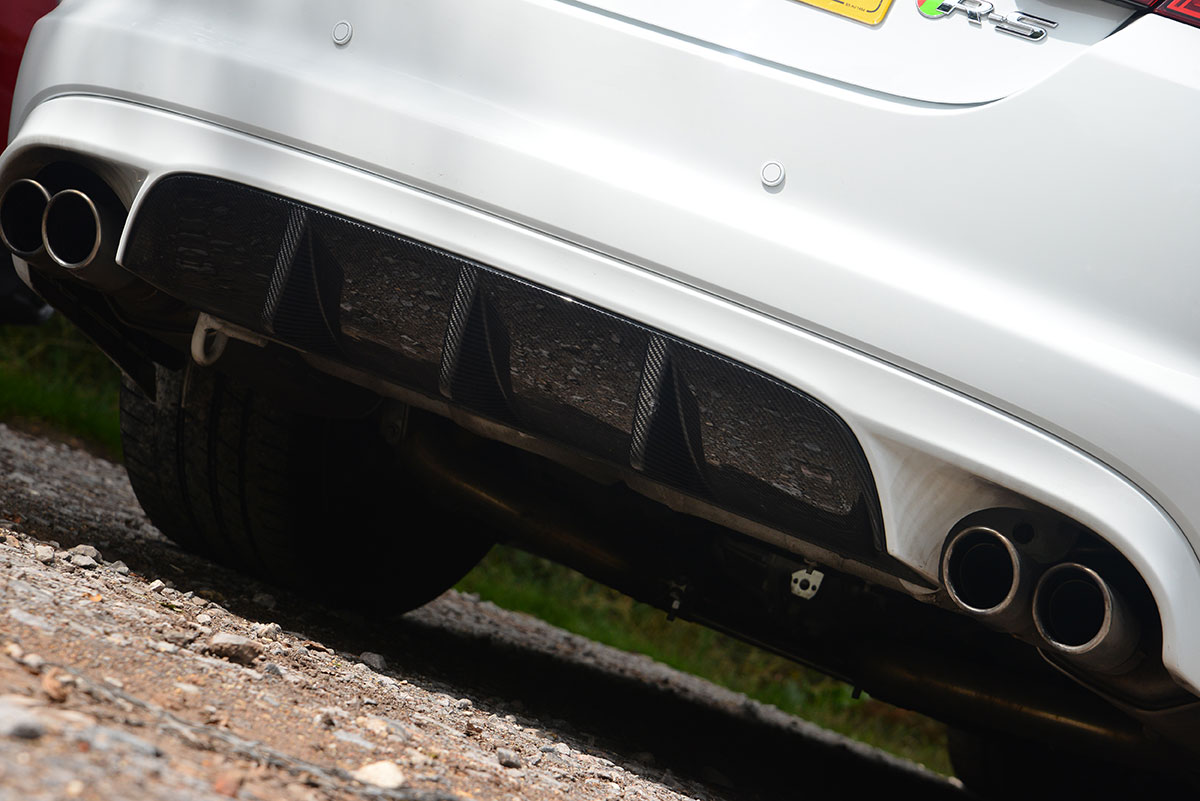 Jaguar XFR-S exhaust