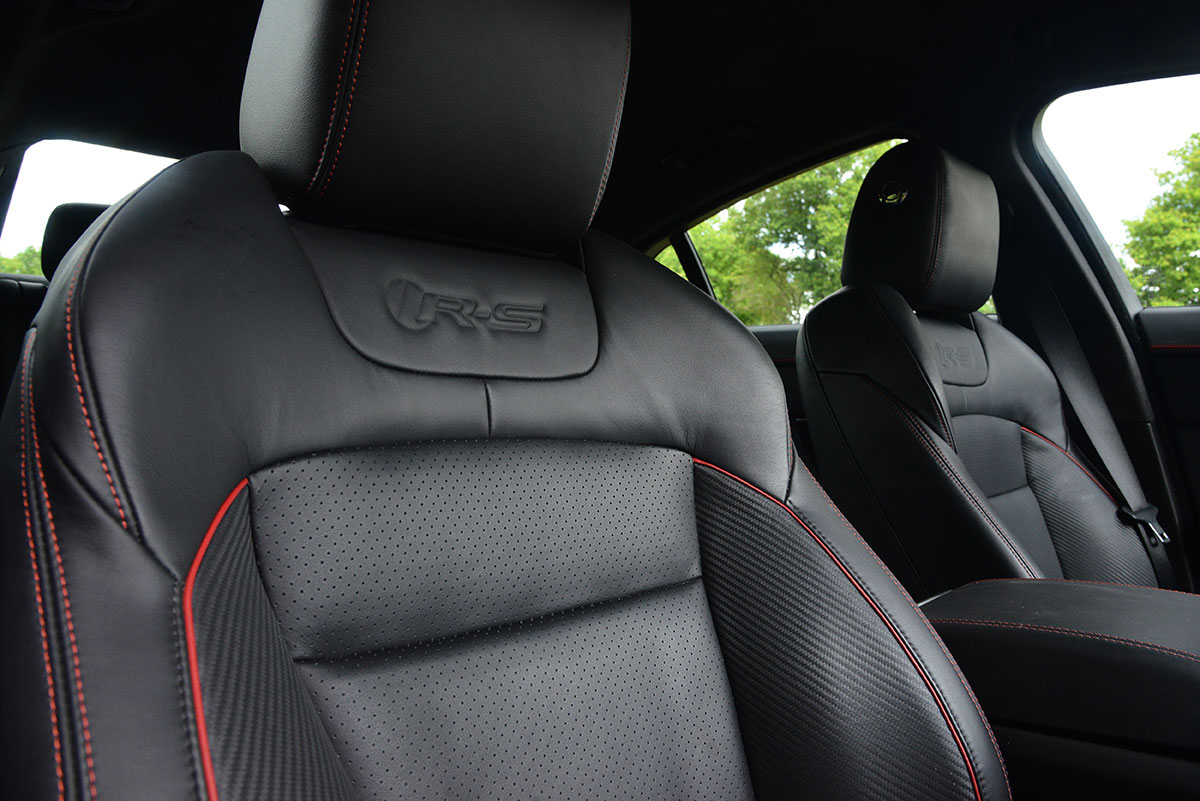 Jaguar XFR-S front seats