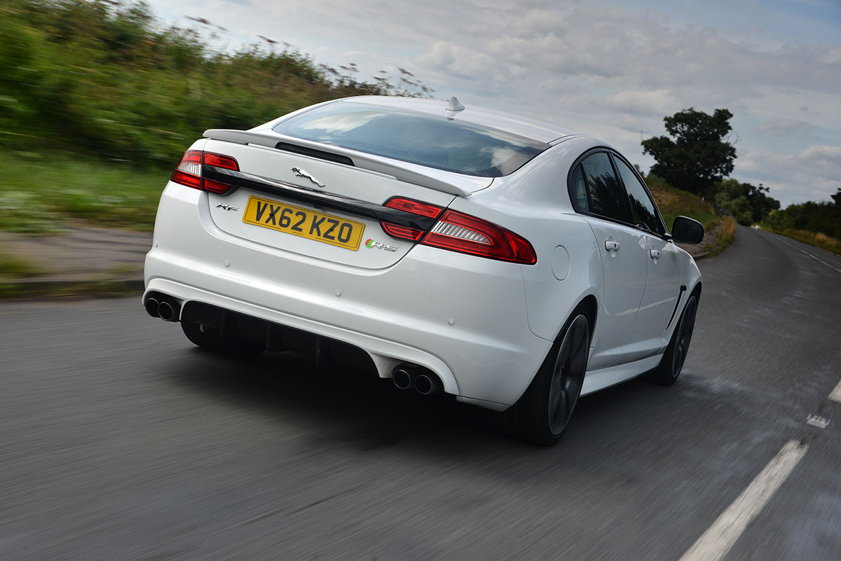 Jaguar XFR-S rear action