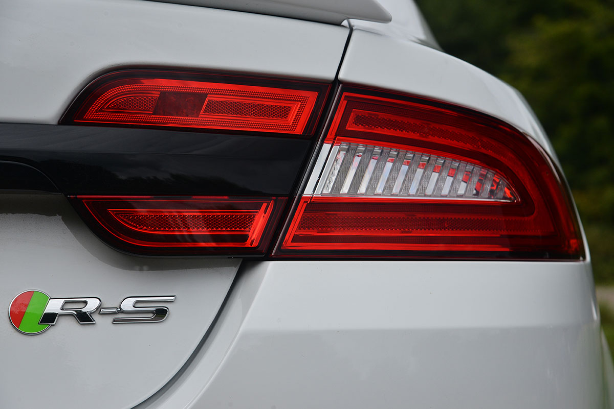 Jaguar XFR-S rear lights