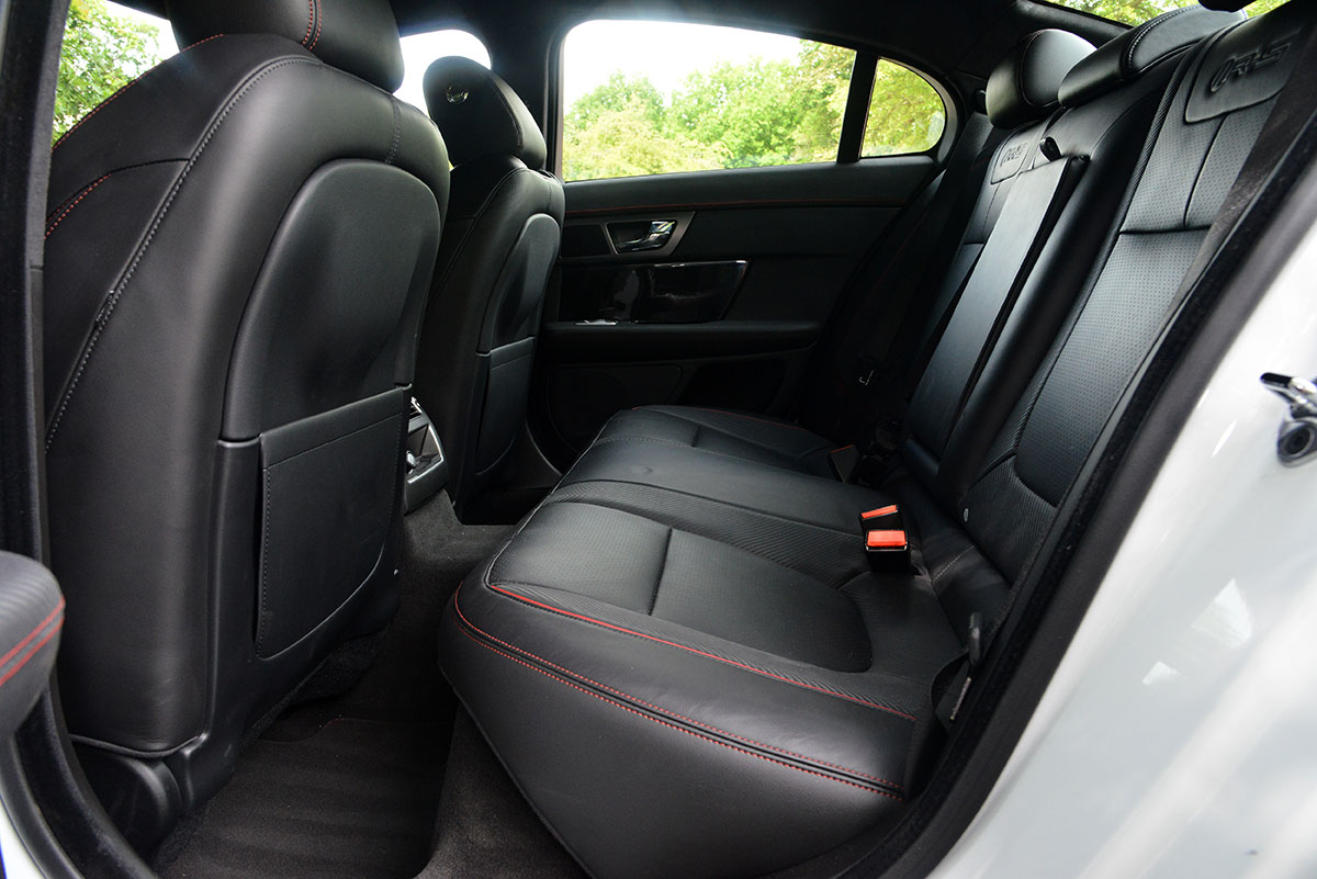Jaguar XFR-S rear seats
