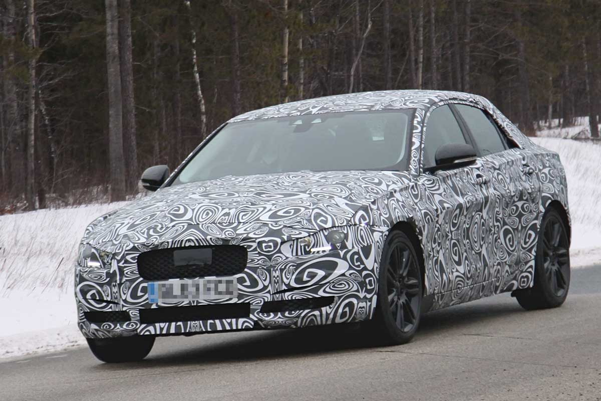 Jaguar XS spy shot front